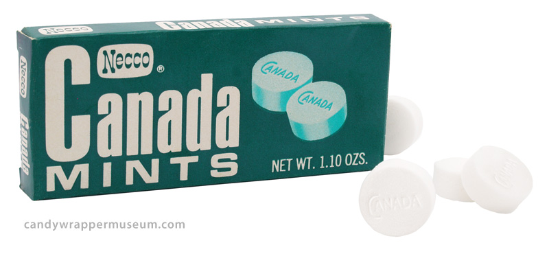 NECCO Canada Mints 1970s